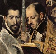El Greco Details of The Burial of Count Orgaz oil painting reproduction